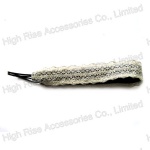 White Mesh Lace Elastic Headband