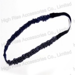 Beaded Strand Elastic Headband