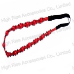 Red Balls Beaded Elastic Headband