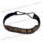 Colorful Beads Studs Elastic Headband