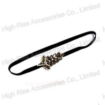 Crystal Leafage Ornaments Elastic Headband