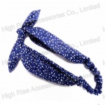 Tiny Stars Pattern Headband With Bow
