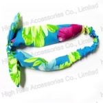 Floral Headband With Bow