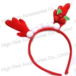 Christmas Reindeer Antlers and Pom Pom Headband Party Headband