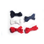 Grosgrain Flower Bow Hair Clip Duck Clip For Kids