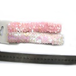 Pink Sequins Elastic Headband For Baby