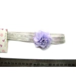 Small Chiffon Flower Elastic Headband For Kids