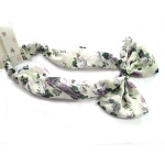 Floral Pattern Bow Headband