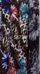 Animal Flowers Pattern Fabric