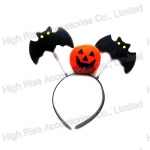 Halloween Pumpkin and Bat Headband Party Headband