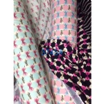 Colorful Bow Pattern Fabric Suit For AW