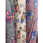 Bouquet Flowers Pattern Fabric Suit For AW