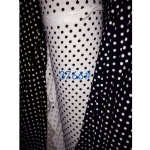White And Black Polka Dots Fabric Suit For AW