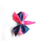 Ribbon Bow Hair Clip Snap Clip