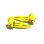 Poly Parrot Hair Clip Snap Clip