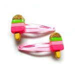 Poly Icecream Hair Clip Snap Clip