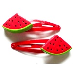 Poly Watermelon Hair Clip Snap Clip