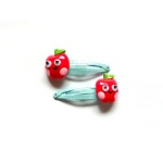 Cartoon Apple Hair Clip Snap Clip