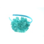 Skyblue Mesh Flower Alice Band