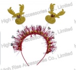 Christmas Reindeer Head Headband, Party Headband