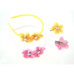 Flower Alice Band And Hair Clip Kits