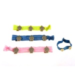 Skull Charm Elastic Ponytail Holder