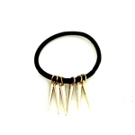 Core Studs Charm Elastic Ponytail Holder