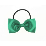 Green Bow Elastic Ponytail Holder