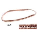 Pearls And Crystals Elastic Headband