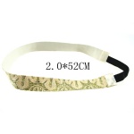 Lace Wrap Glitter PU Elastic Headband