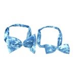 Denim Bow Elastic Headband