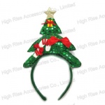 Sequin Christmas Tree and Star Headband Party Headband