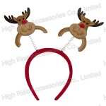 Christmas Reindeer Head Headband, Party Headband, Promotional gift
