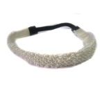 Pearls Beaded Elastic Headband