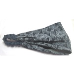 Antique Pattern Denim Headwrap