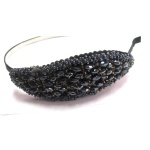 Multiple Seed Beads Ornaments Alice Band