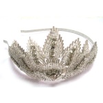 Beaded Crown Alice Band