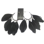 Black Loop Earring