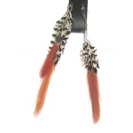 Leopard Pattern Feather Earring