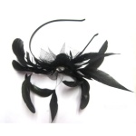 Black Feather Fascinator