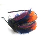 Colored Feather Fascinator