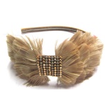 Feather Bow Alice Band