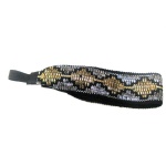 Antique Golden Diamond Pattern Elastic Headband