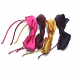 Plain Satin Bow Alice Band Headband