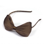 Mesh With Chiffon Fabric Bow Alice Band