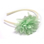 Green Mesh Flower Alice Band 2016 Trend