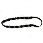 Black Lace Elastic Headband