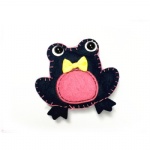 Felt Frog Hair Clip For Kids