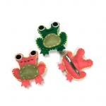 Colored Felt Frog Hair Clip For Kids