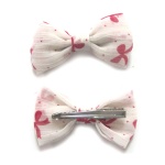 Cute Pattern Chiffon Bow Hair Clip Alligator Clip